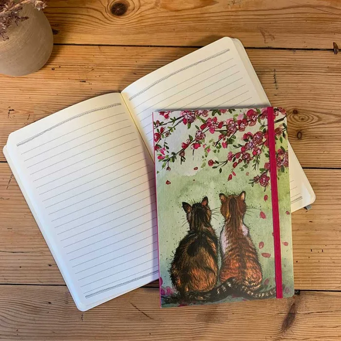 Blossom Cats Large Chunky Notebook A5 (LCN30), zápisník