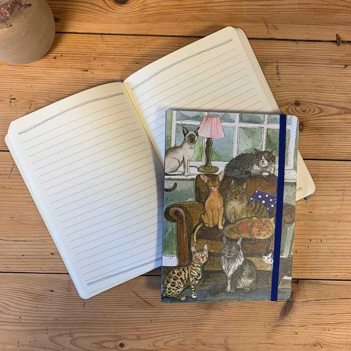 Cat House Large Chunky Notebook A5 (LCN29), zápisník A5