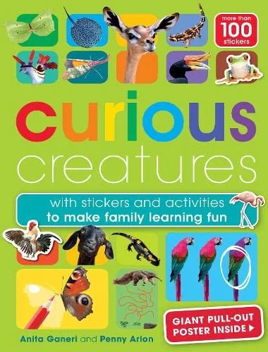Curious Creatures Activities & Stickers, kniha s úlohami a nálepkami