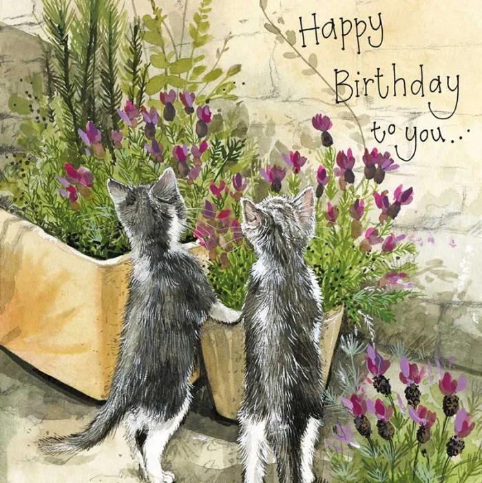 Happy Birthday In the Lavender Card (AC839), prianie