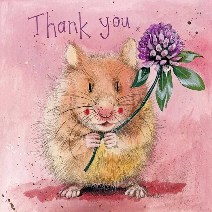 Herbert Thank You Card (AC829), prianie