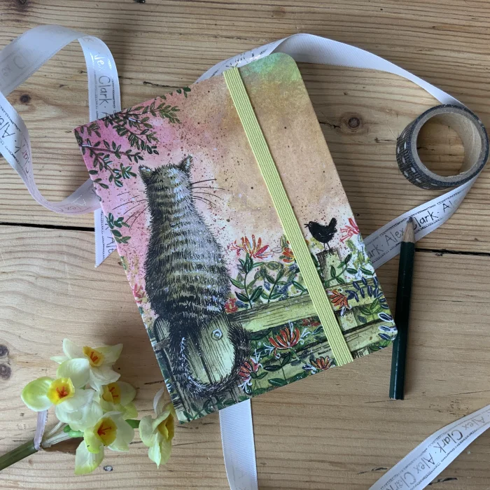 Honeysuckle Cat Small Chunky Notebook A6 (SCN25), zápisník A6