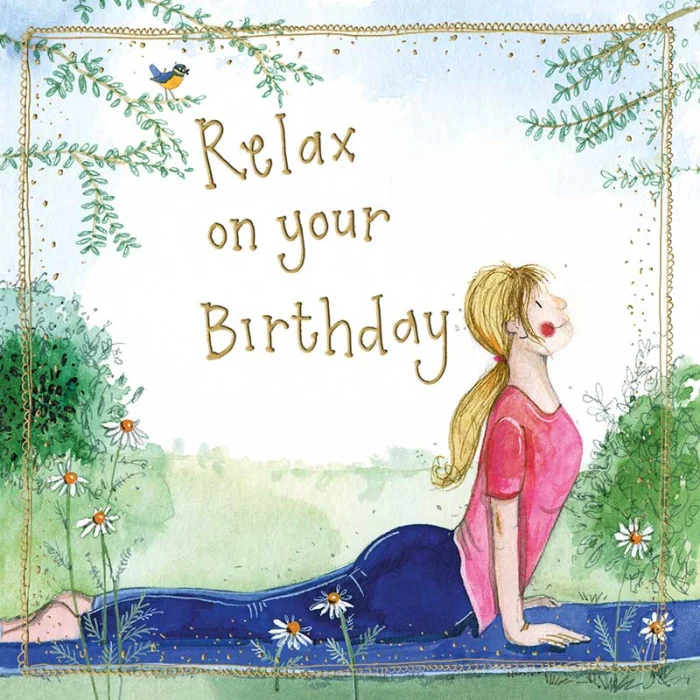 Pilates Birthday Card (S476), prianie
