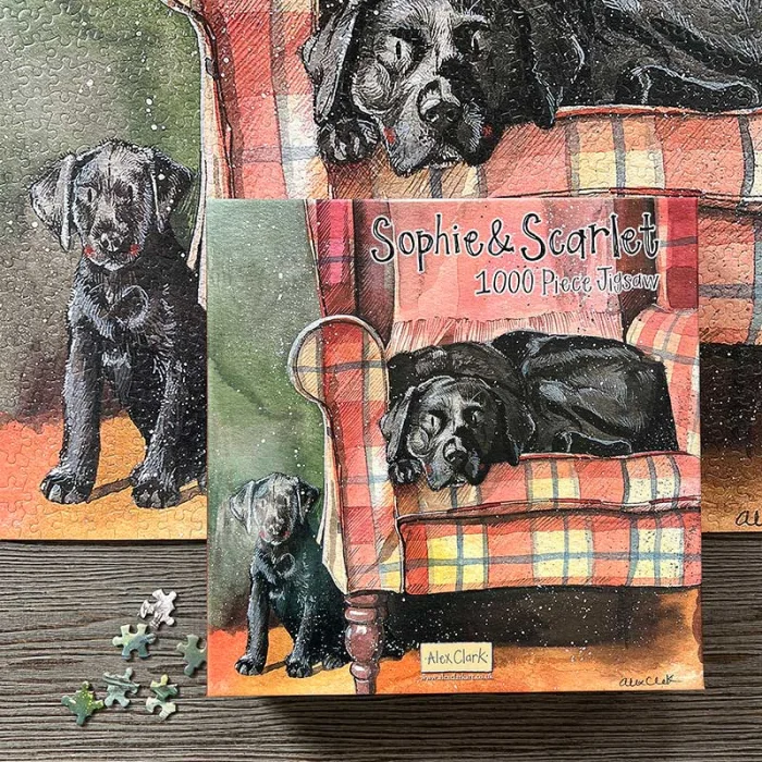 Sophie and Scarlet Jigsaw Puzzle (1000pcs), puzzle