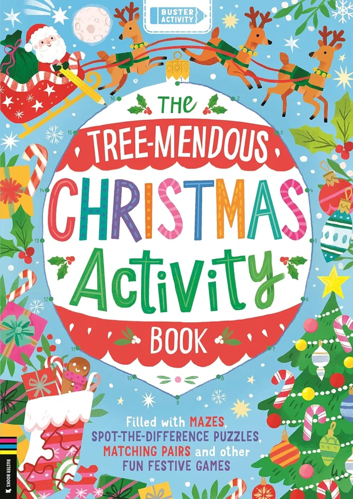 The Tree-mendous Christmas Activity Book, zošit s úlohami
