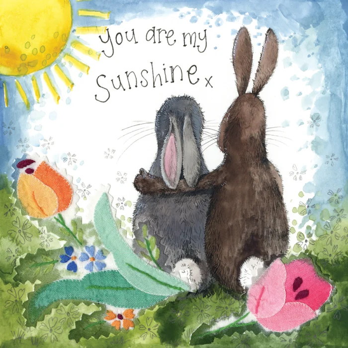 You Are My Sunshine Rabbit Card (S373), prianie