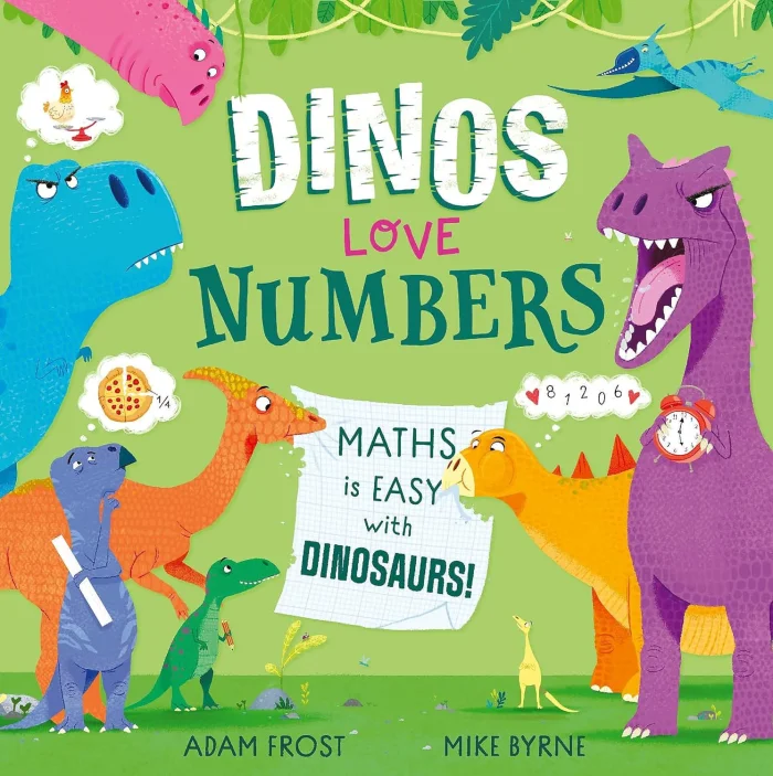 Dinos Love Numbers, anglická kniha