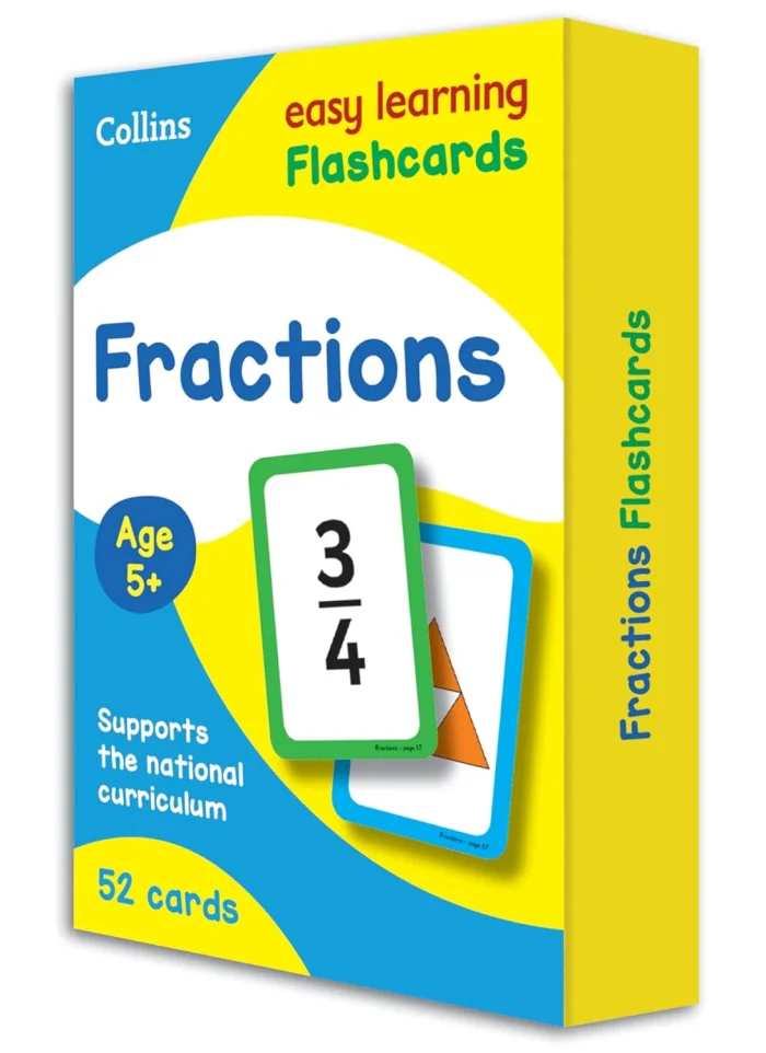 Fractions Flashcards, výukové karty