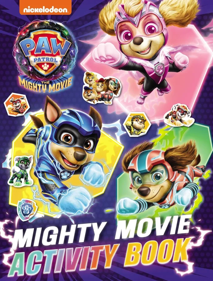 Mighty Movie Sticker Activity Book, zošit s úlohami a nálepkami