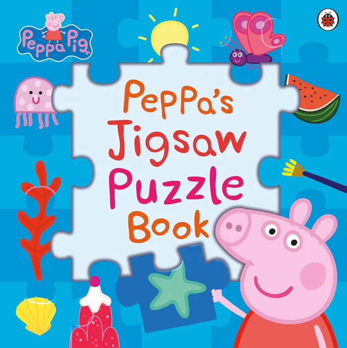 Peppa’s Jigsaw Puzzle Book, anglická kniha - leporelo s puzzle