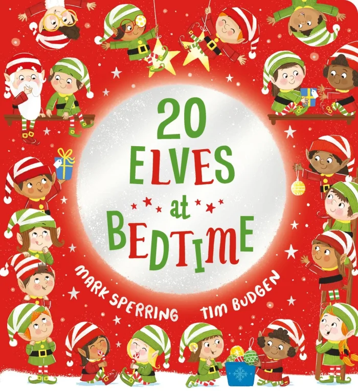 Twenty Elves at Bedtime, anglická kniha - leporelo