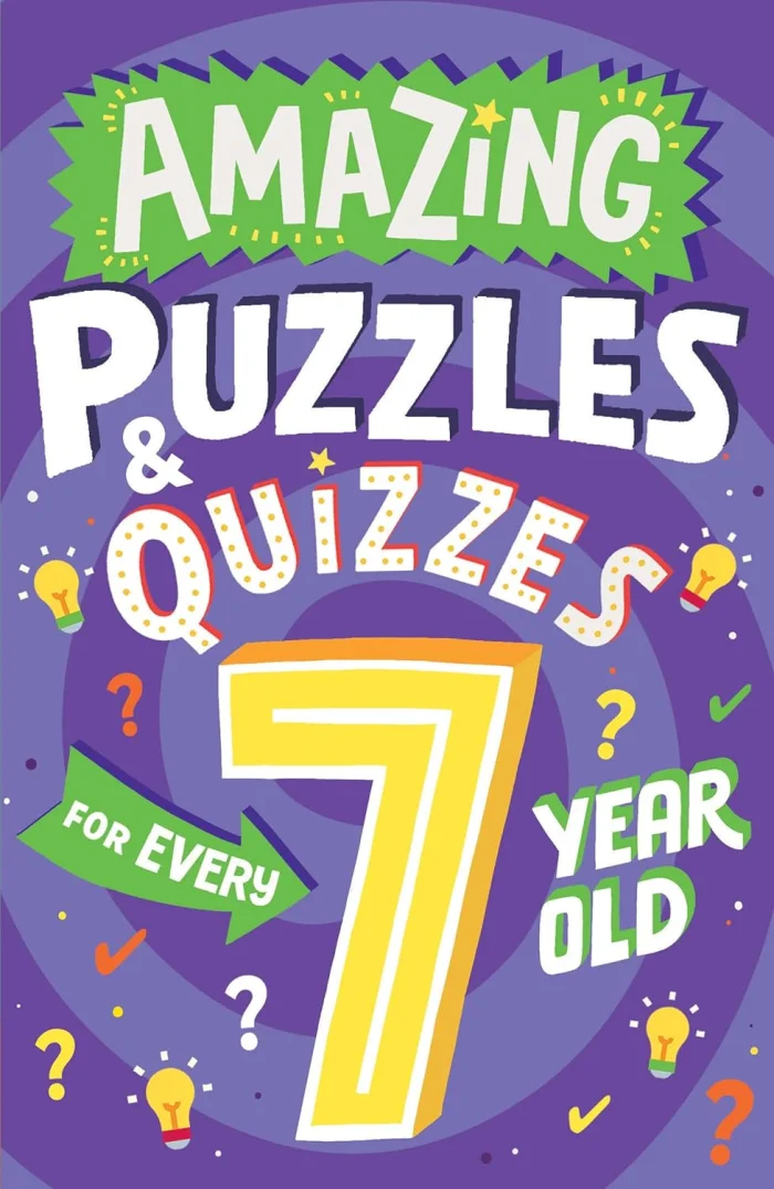 Amazing Puzzles and Quizzes for Every 7 Year Old, anglická kniha