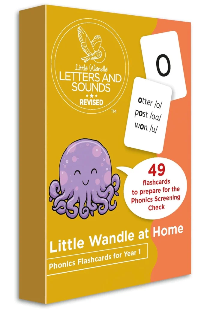 Phonics Flashcards for Year 1, výukové karty