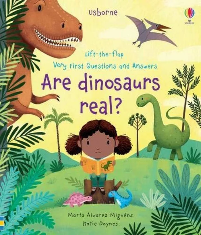 Are Dinosaurs Real?, anglická kniha-leporelo