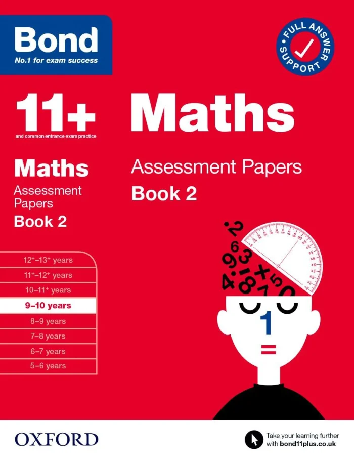 Bond 11+ Maths Assessment Papers 9-10 Years Book 2, pracovný zošit