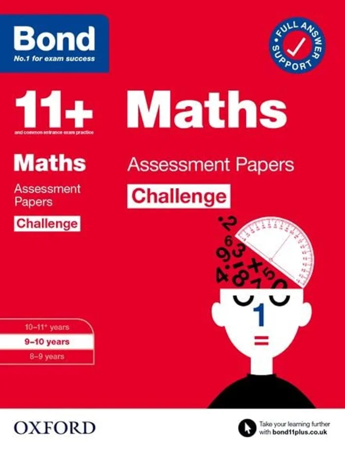 Bond 11+ Maths Challenge Assessment Papers 9-10 years, pracovný zošit