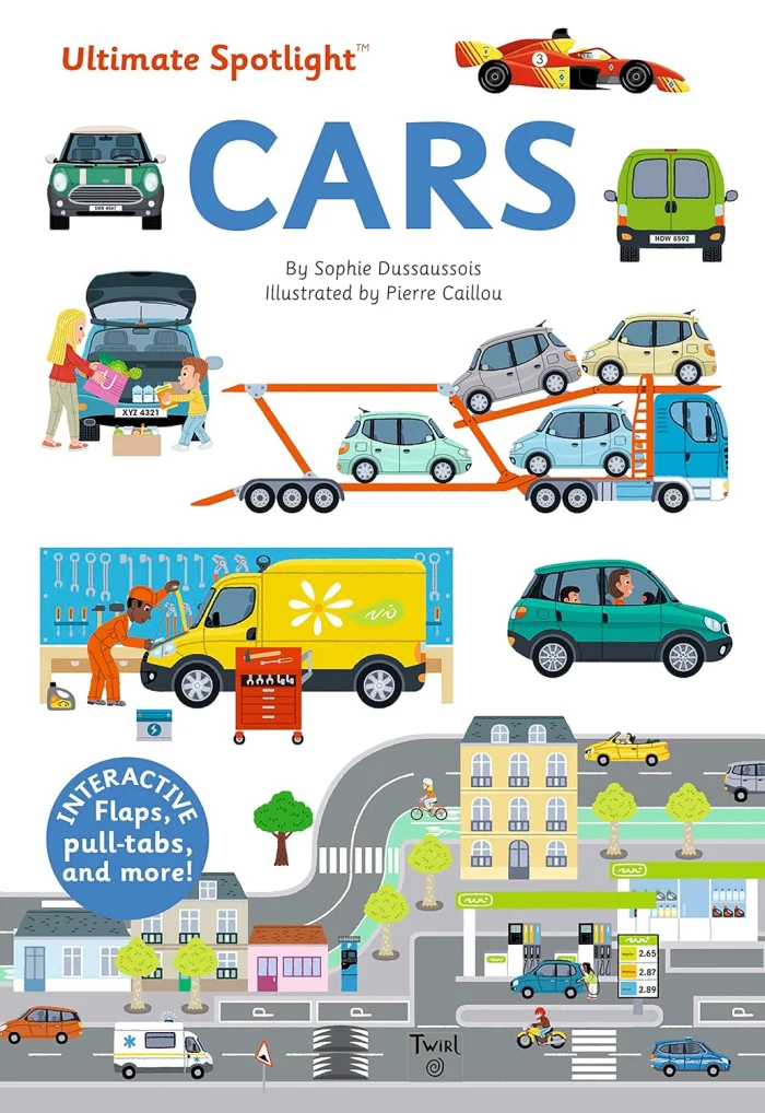 Cars, anglická kniha - leporelo