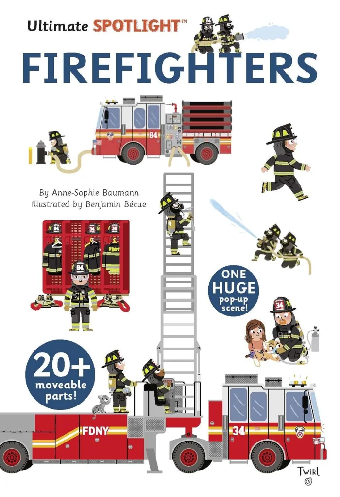 Firefighters, anglická kniha - leporelo