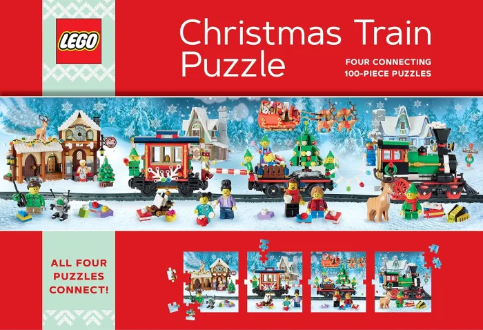 LEGO Christmas Train Puzzle (100 ks), puzzle