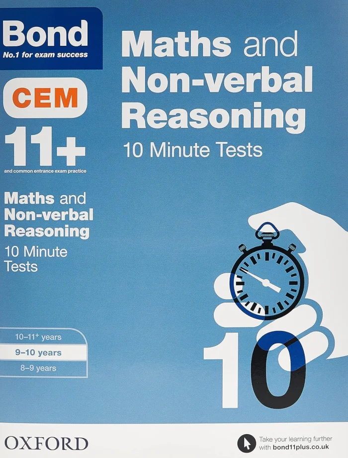 Maths & Non-verbal Reasoning CEM 10 Minute Tests, pracovný zošit