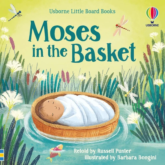 Moses in the basket, anglická kniha - leporelo