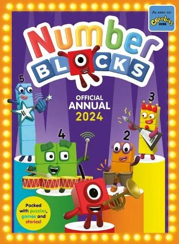 Numberblocks Annual 2024, anglická kniha s aktivitami