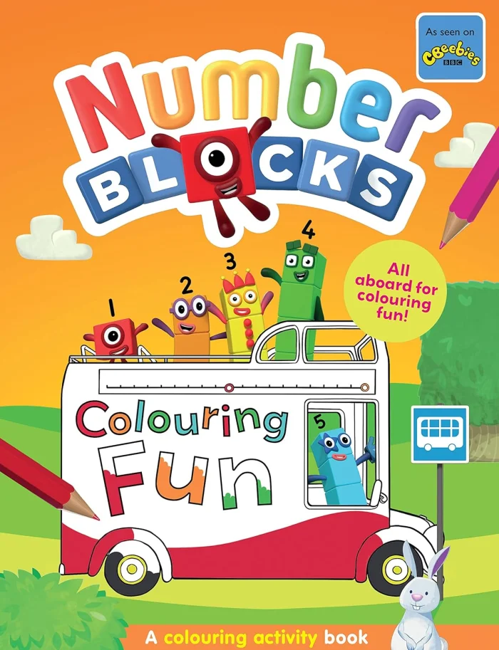 Numberblocks Colouring Fun, omaľovánka s aktivitami
