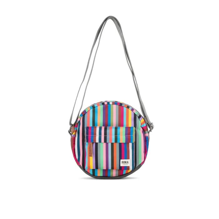 Paddington B Crossbody Multi Stripe (Recycled Canvas), kabelka