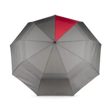 Waterloo Graphite / Cranberry Recycled Nylon, dáždnik skladací