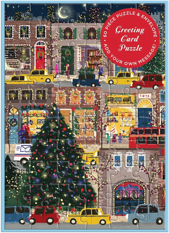Winter Lights Greeting Card Puzzle (60ks), prianie