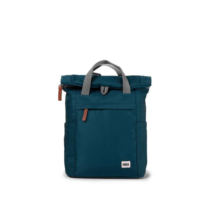 Finchley Teal (Recycled Canvas), ruksak S