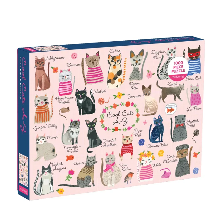 Cool Cats A-Z Puzzle (1000ks), puzzle