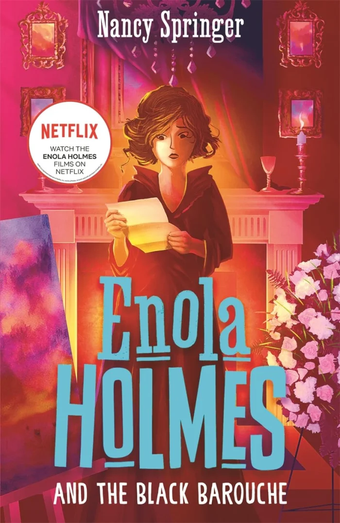 Enola Holmes and the Black Barouche (7), anglická kniha