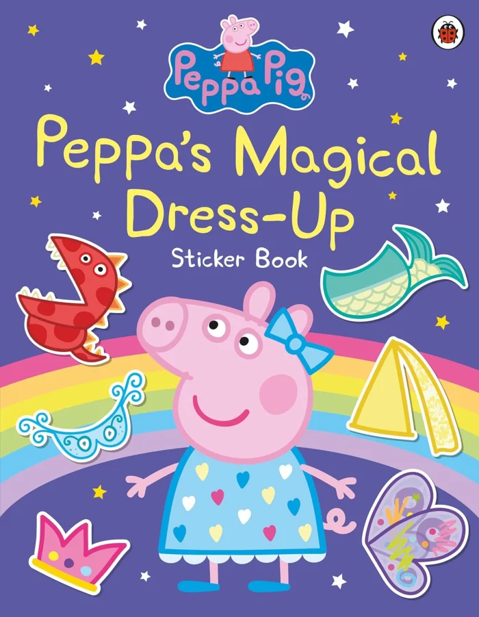 Peppa’s Magical Dress-Up Sticker Book, nálepkový zošit