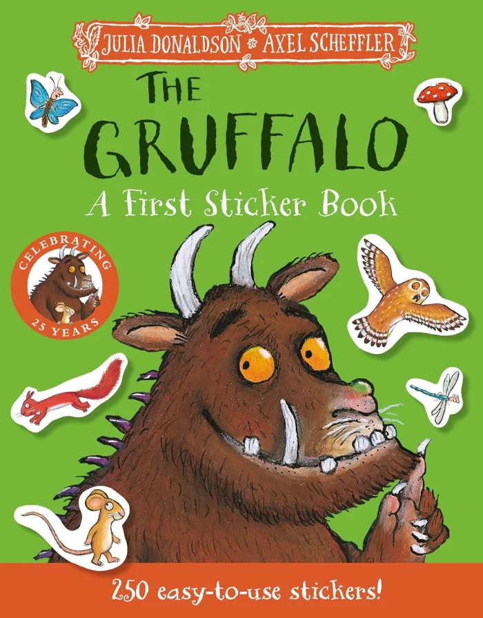 The Gruffalo: A First Sticker Book, anglická kniha - zošit s úlohami a nálepkami
