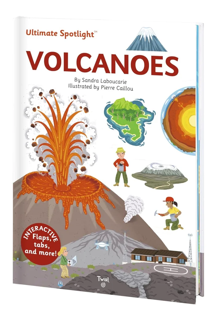 Volcanoes, anglická kniha - leporelo