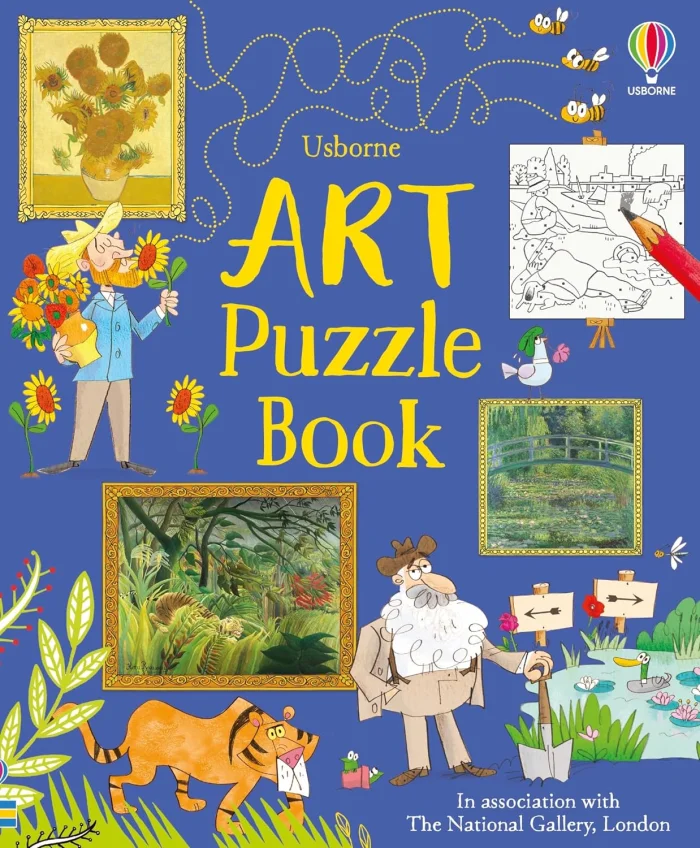 Art Puzzle Book, anglická kniha s aktivitami