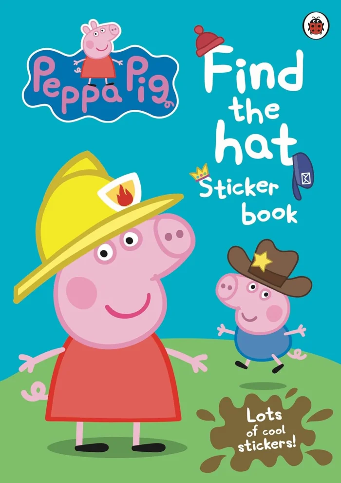 Find the Hat Sticker Book, nálepkový zošit