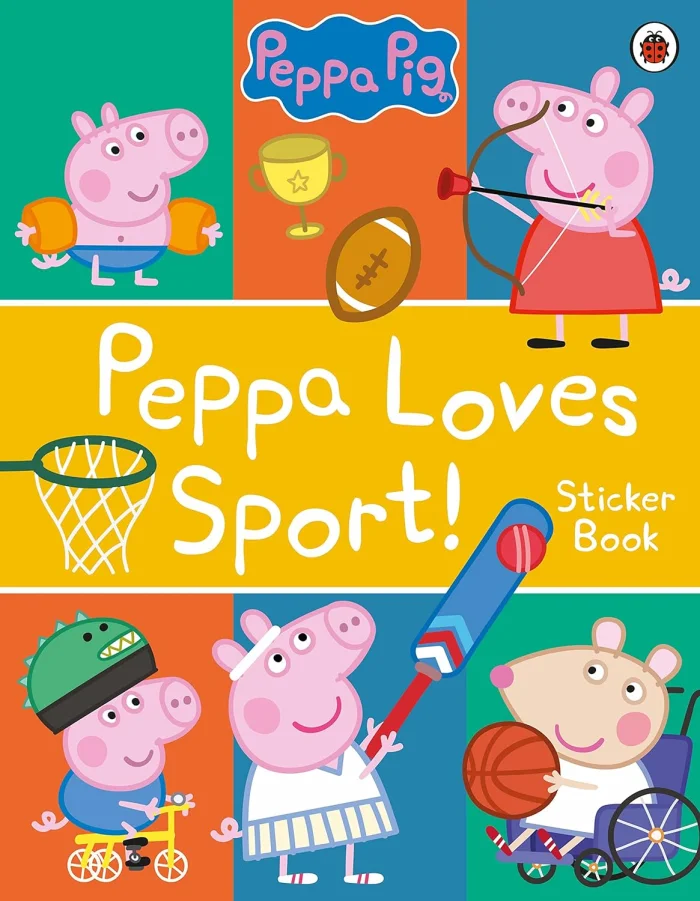 Peppa Loves Sport!, nálepkový zošit