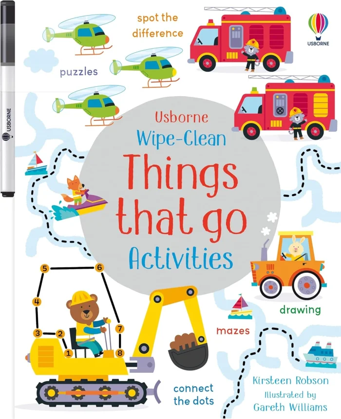 Things That Go Activities, zošit s úlohami