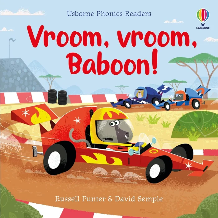 Vroom, vroom, Baboon! (L7), anglická kniha