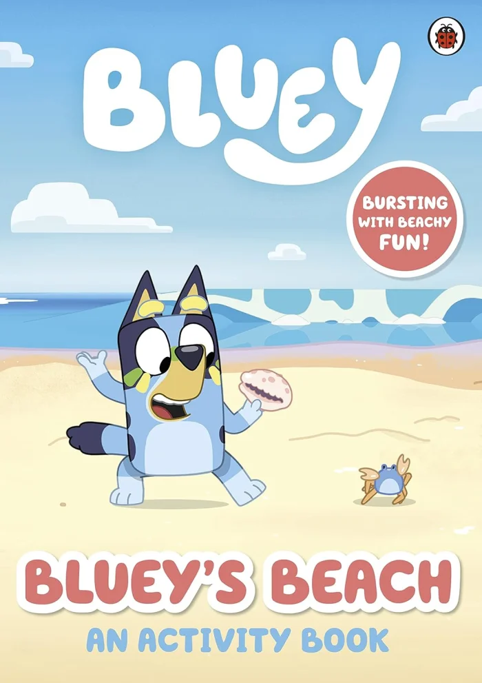 Bluey's Beach: An Activity Book, zošit s úlohami a tvorivými aktivitami
