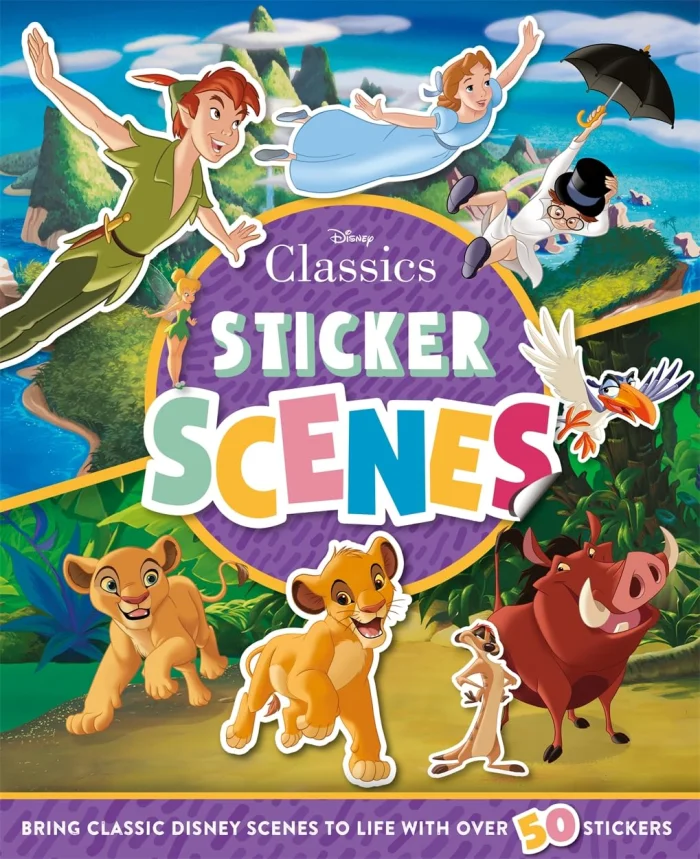 Disney Classics: Sticker Scenes, nálepkový zošit