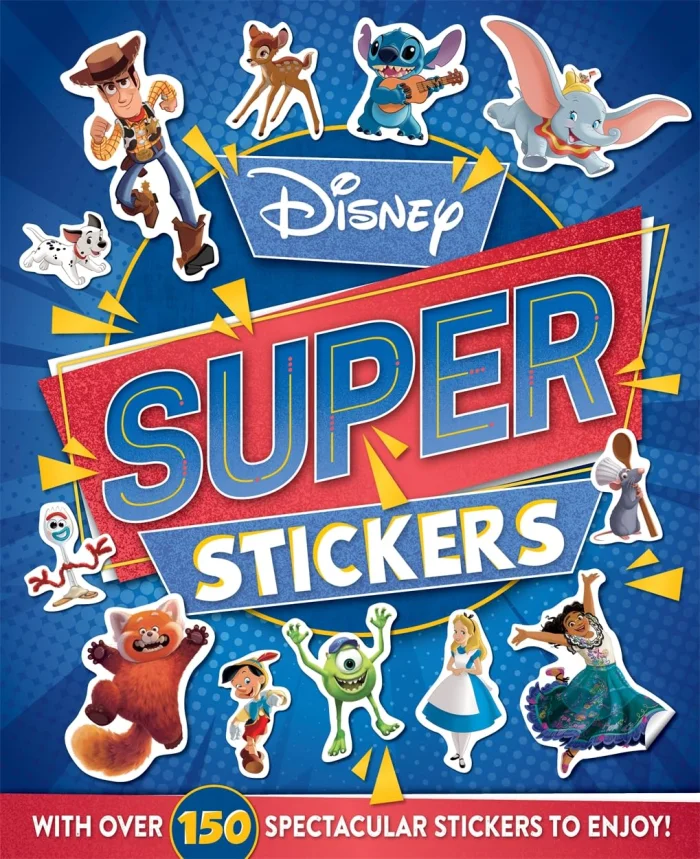 Disney: Super Stickers, nálepkový zošit s aktivitami