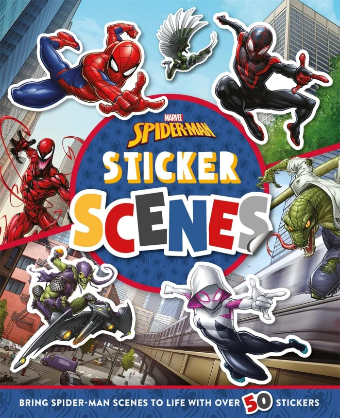 Marvel Spider-Man: Sticker Scenes, nálepkový zošit
