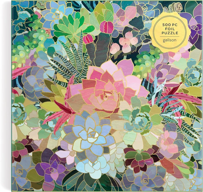 Succulent Mosaic (500ks), puzzle
