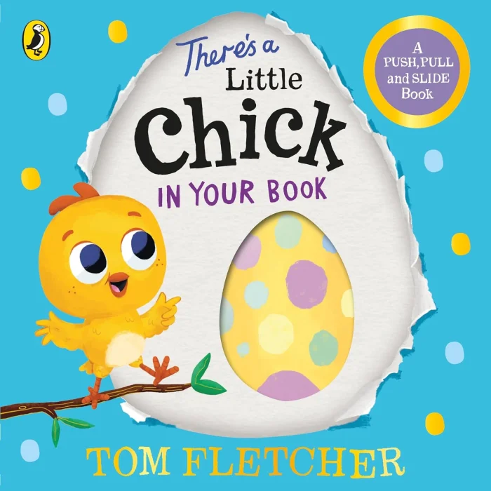 There’s a Little Chick In Your Book, anglická kniha- leporelo