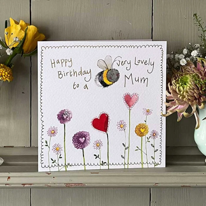 Bee Mum Birthday Card (S515), prianie