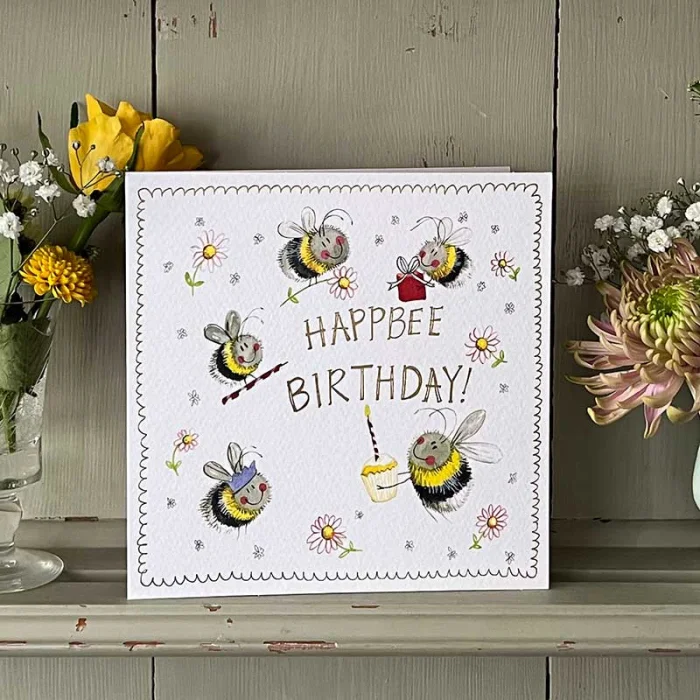 Bee Party Birthday Card (S520), prianie