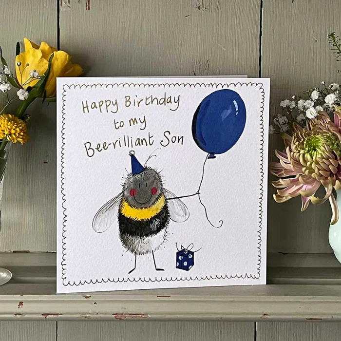 Bee Son Birthday Card (S506), prianie